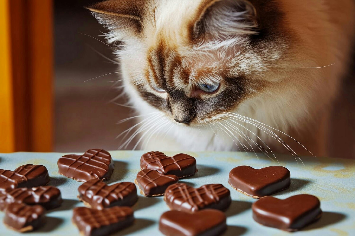Gatti e cioccolato: rischi seri e cosa sapere prima di offrire dolci agli amici felini